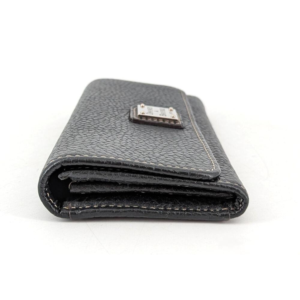Dooney & Bourke Pebble Grain Leather Bifold Clutch Wallet Vintage - Picture 3 of 5
